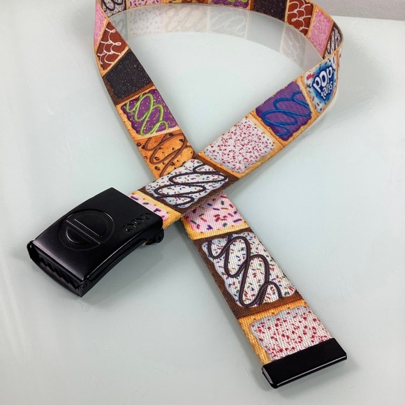 ODD Sox Pop Tarts Novelty Nylon Web Ajustable Belt Size L EUC - Picture 7 of 12
